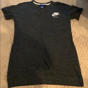 Nike Dresses - Nike Heather grey jersey dress with banded bottom Nike Dresses - Nike Heather grey jersey dress with banded bottom